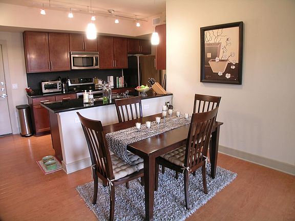 Dining and kitchen view