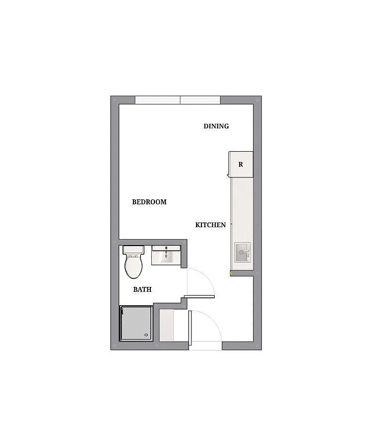 Floor plan Studio 7