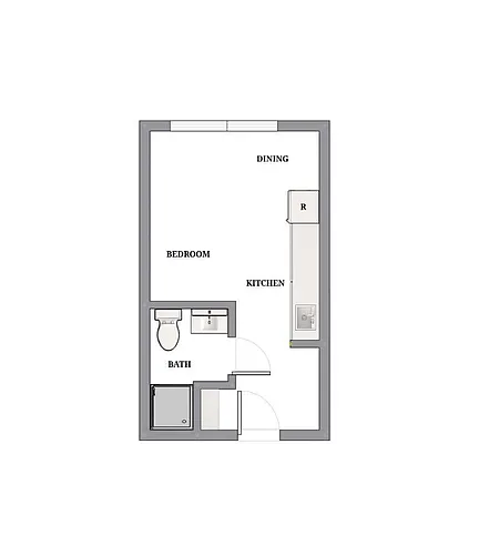 Floor plan Studio 6