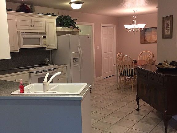 View of kitchen from entry.