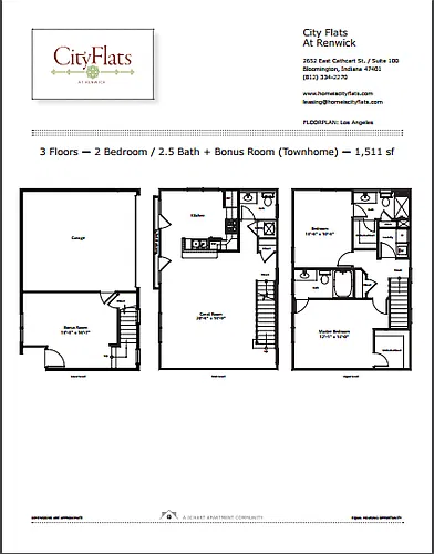 Floor plan Los Angeles - 2.2.5 + Bonus Room (Attach Gar/Lower
