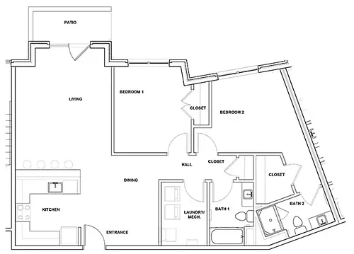 Floor plan Tambour