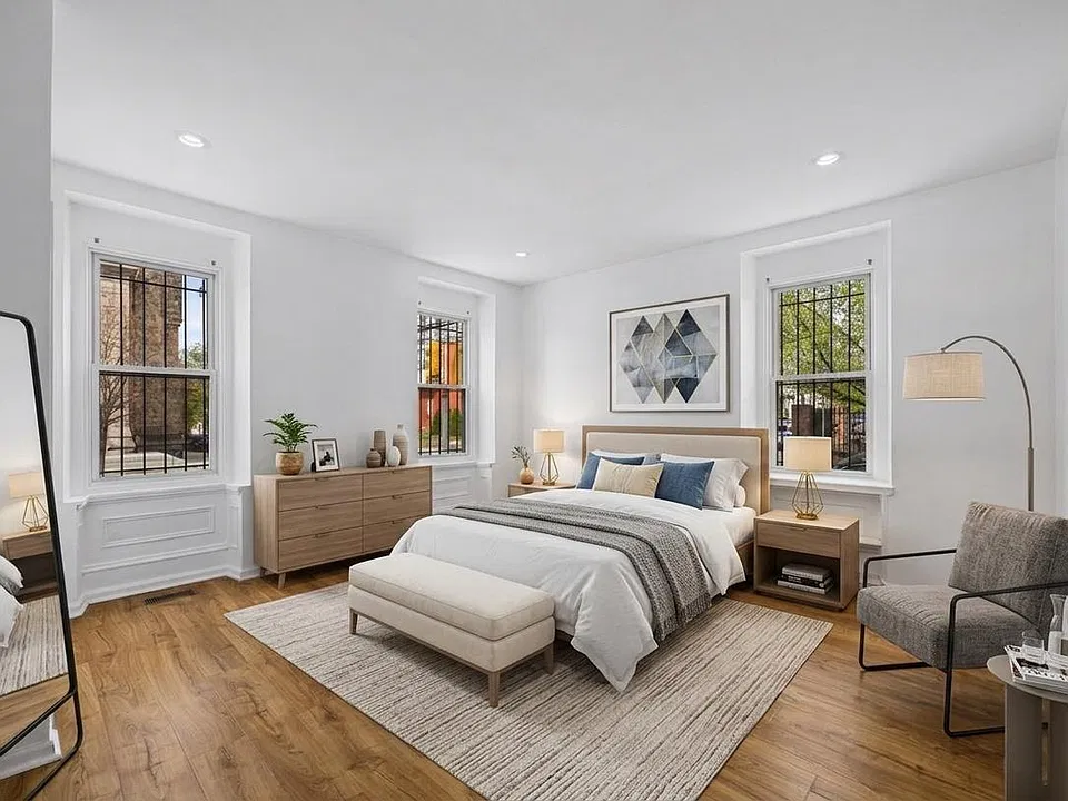 Virtually Staged Bedroom