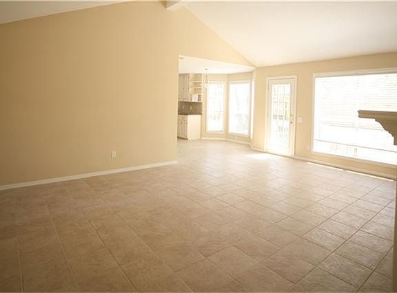Family room, multi-paned French door