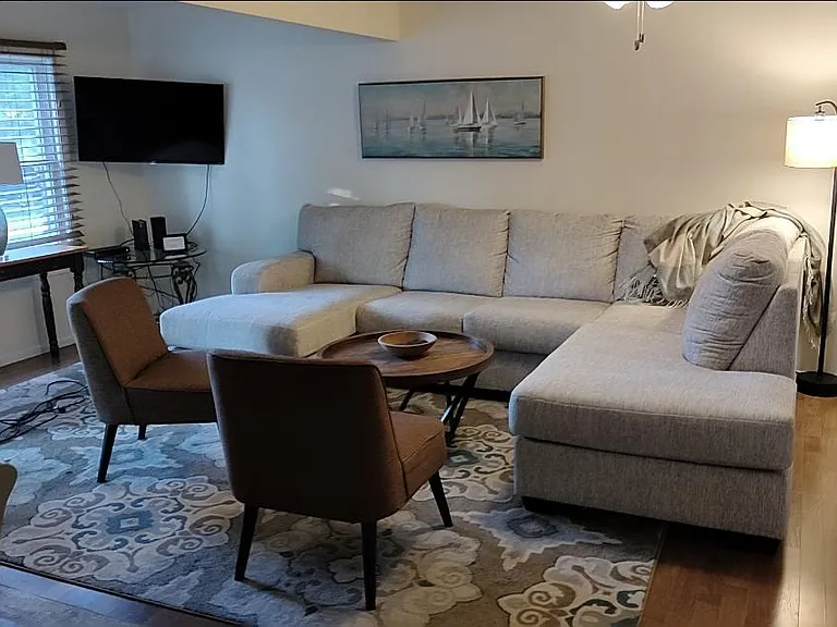 Comfortable open living room.