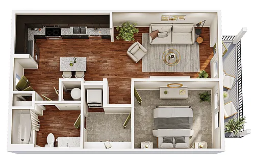 Floor plan A1E