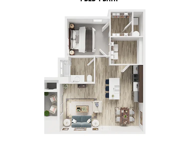 One Bedroom A One Bedroom A