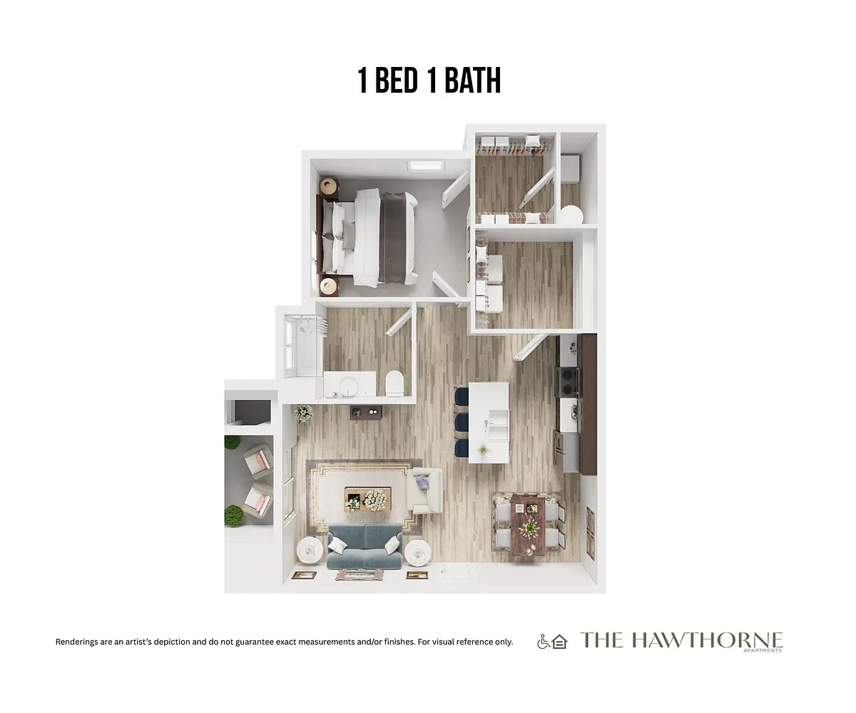Floor plan A-1X1