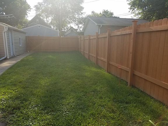 Large backyard