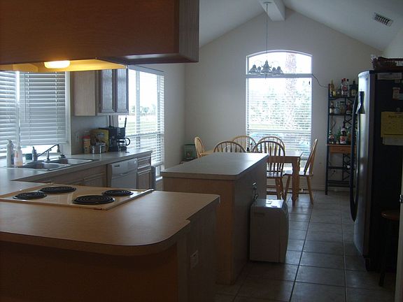 Kitchen view from living rm