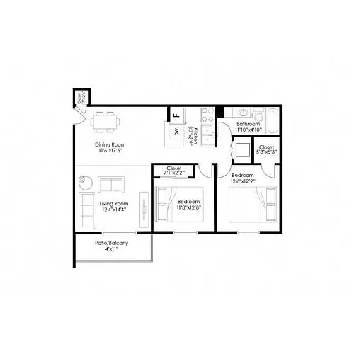 Floor plan B2R