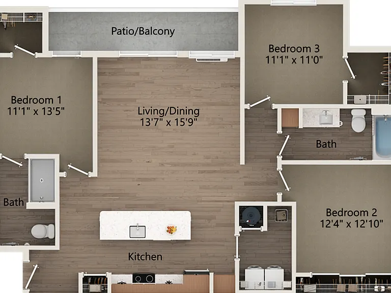 3 Bedroom 2 Bathroom 3 Bedroom 2 Bathroom