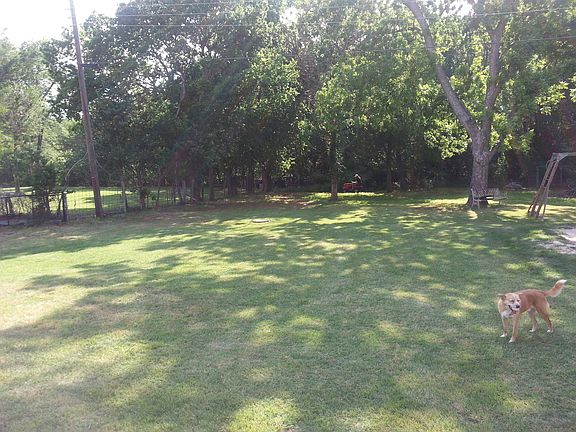 Part of backyard