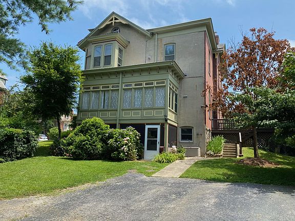 View from rear of house - entry is stairway on right