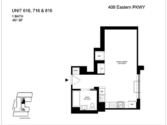 2nd image of 409 Eastern Pkwy APT 616