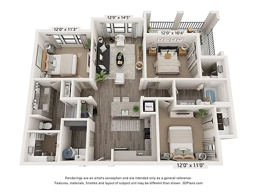 Floor plan C1