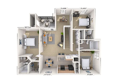 Floor plan C3D