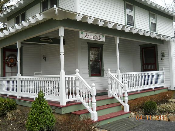 Wrap-around front porch
