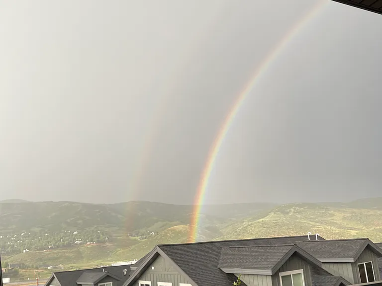 Rainbow from the deck