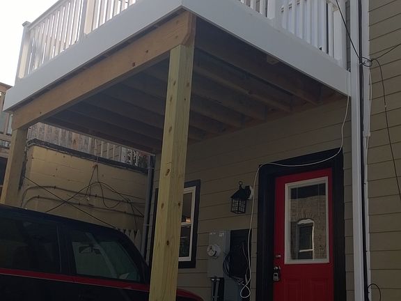 bedroom private deck
