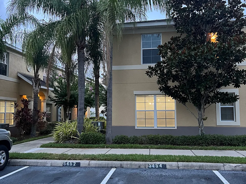 Parking lots numbered in front of your window.