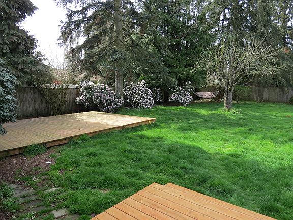 Two decks - one off of dining room, one off of master bedroo