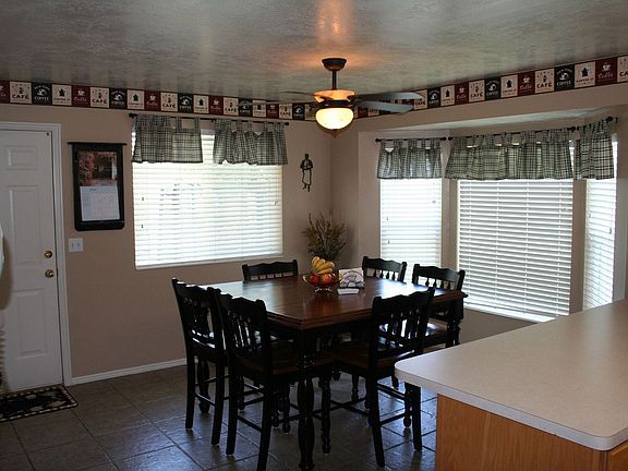 Warm and comfortable dining area