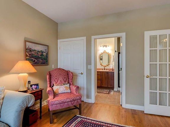 Family Room/Bedroom with view to 1st level bathroom