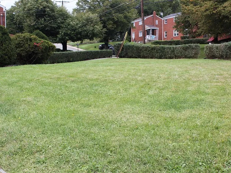 Large front yard