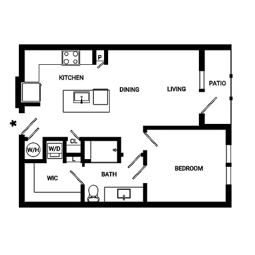 Floor plan Sawgrass