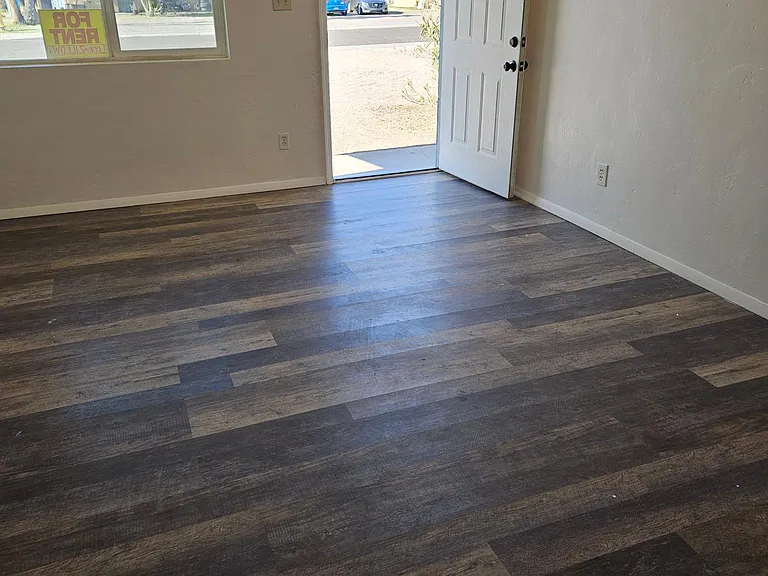Living room and front entry