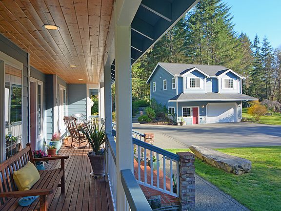 Wrap-around covered porch