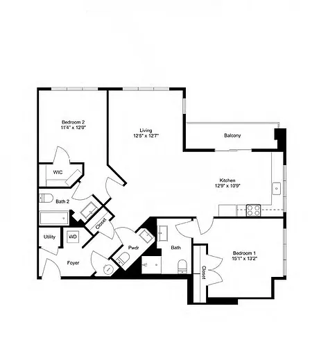 Floor plan B24-25 2X25
