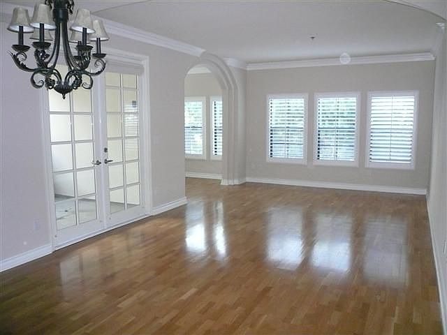 Dining area and living room