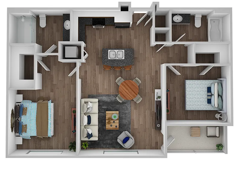 Floor plan B - Jasper