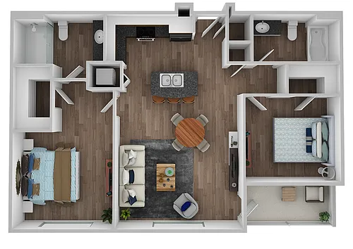 Floor plan B - Jasper