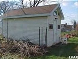 Shed in back yard