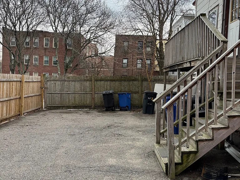 behind house