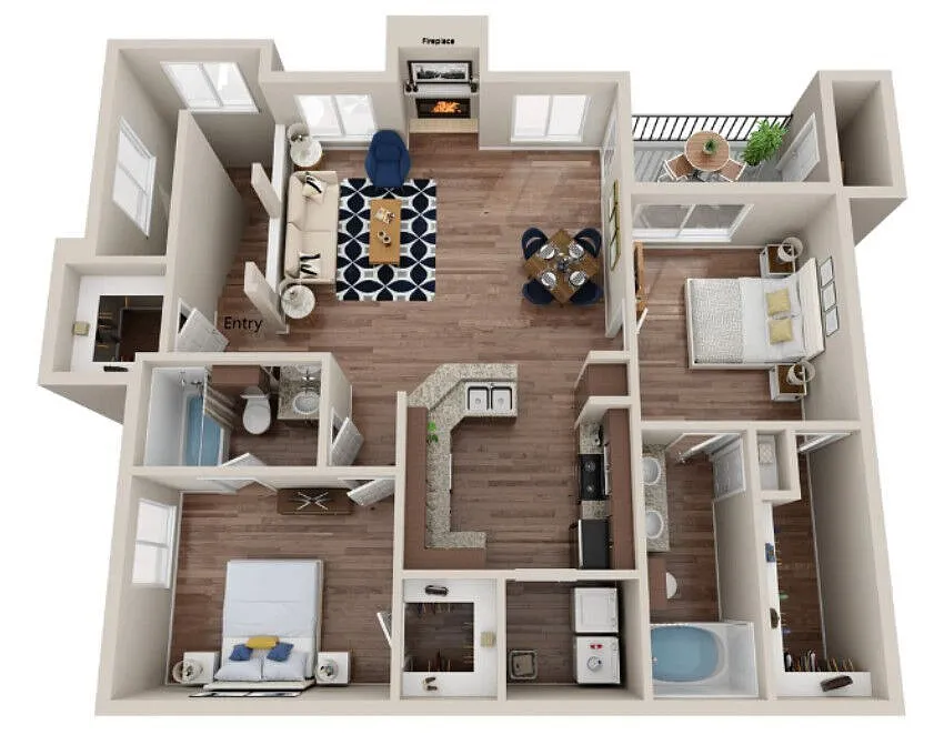 Floor plan Canterbury