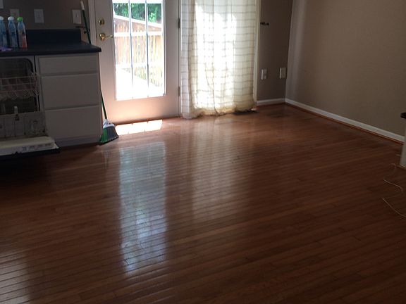 Kitchen leads to a nice deck