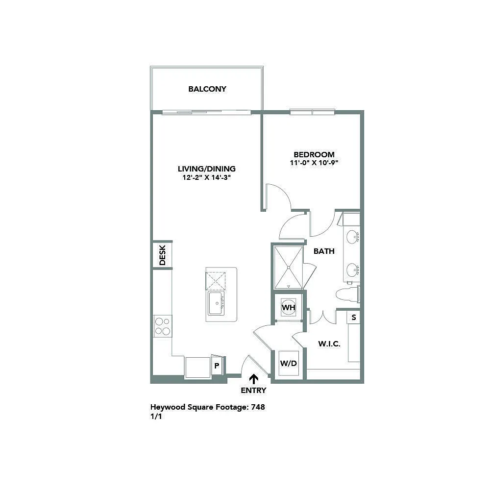 Floor plan Heywood