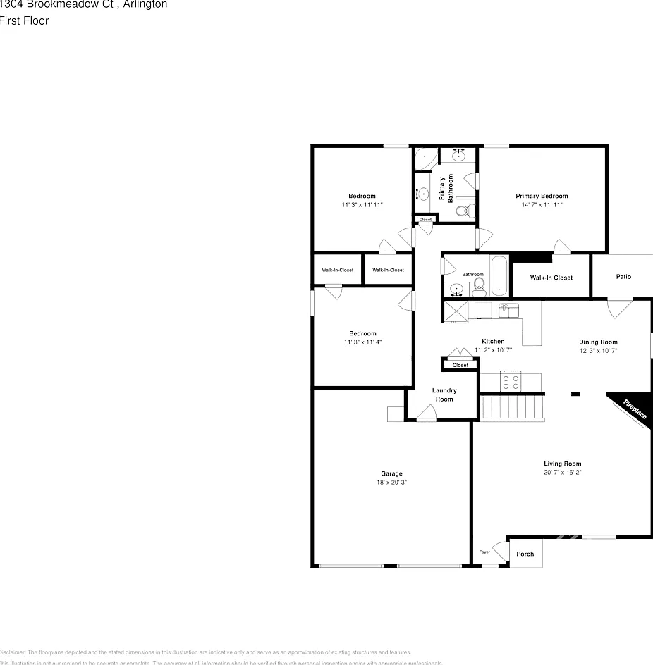 1304 Brookmeadow Ct Arlington, TX 76018 — Photo 2