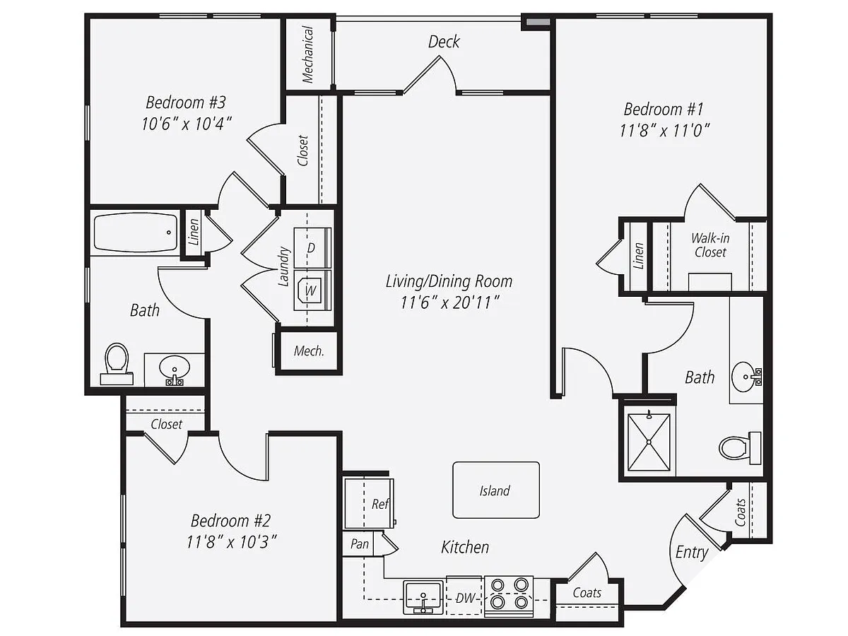 Floor plan Walnut