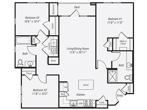 Floor plan Walnut