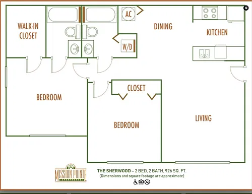 Floor plan The Sherwood