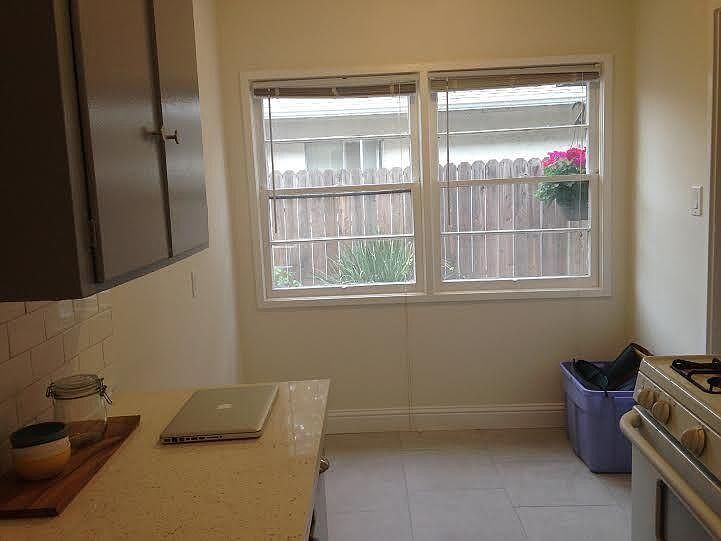 Space for an eat in kitchen table and chairs.