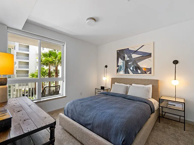 Spacious Bedroom at G12 Apartments in Los Angeles, CA 90015