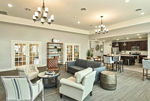 The community room