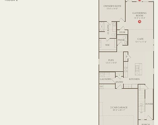 Gustine Floor Plan, Quick Move-in Home, Floor 1