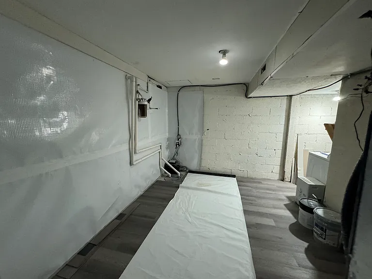 basement mechanical room (conditioned air)